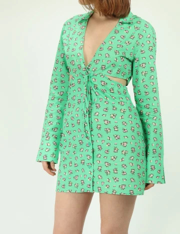Rochie Scurta Noisy May, verde