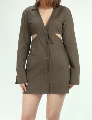 Rochie Scurta Noisy May, kaki