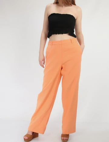 Pantaloni Vero Moda, portocaliu
