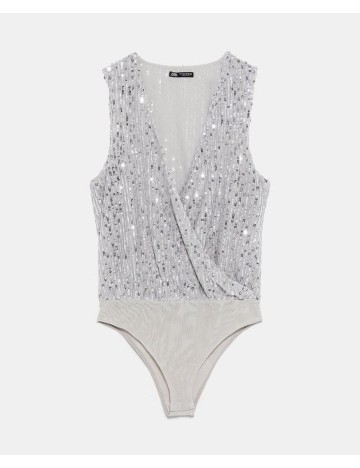 Body Zara, argintiu