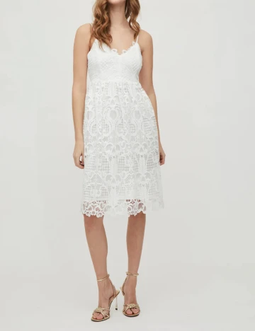 Rochie Scurta Vila, alb