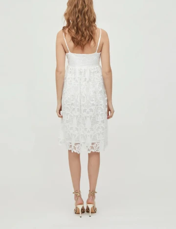 Rochie Scurta Vila, alb
