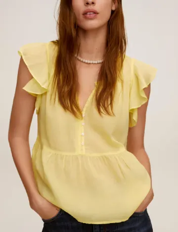 Bluza Mango, galben