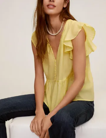 Bluza Mango, galben