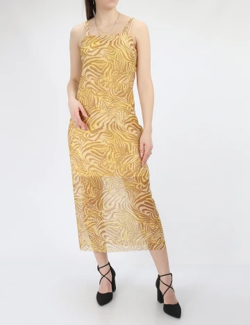 Rochie medie Reserved, galben