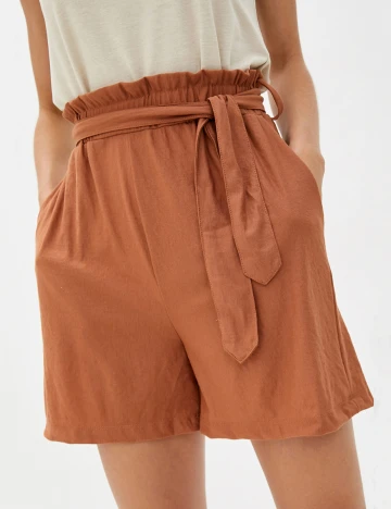 Pantaloni scurti Mango, maro