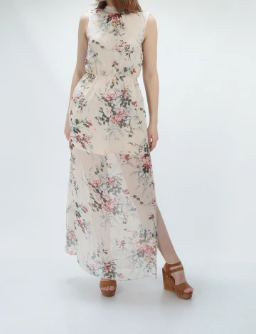 Rochie lunga Eilly Bazar, floral