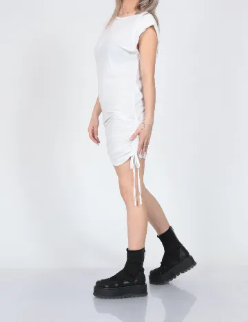 Rochie scurta Only, alb