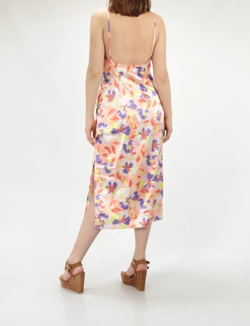 Rochie medie Vila, mix culori