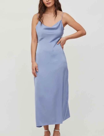 Rochie lunga Vila, albastru