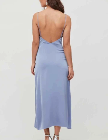 Rochie lunga Vila, albastru