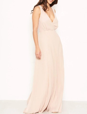 Rochie lunga AX Paris, roz