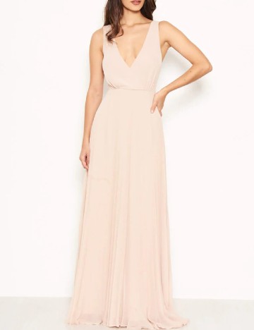 Rochie lunga AX Paris, roz