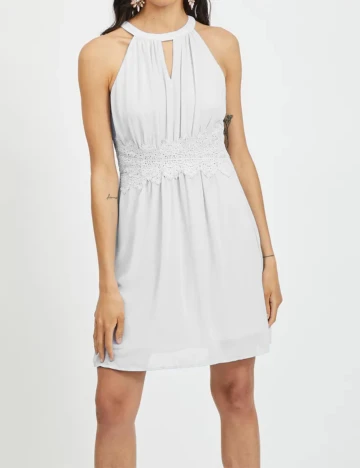 Rochie scurta Vila, alb