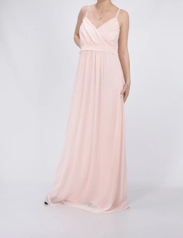 Rochie lunga Chiara Forthi, roz