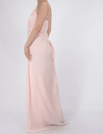 Rochie lunga Chiara Forthi, roz