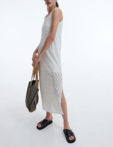 Rochie lunga Reserved, alb