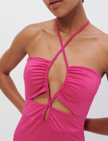 Rochie medie Reserved, roz
