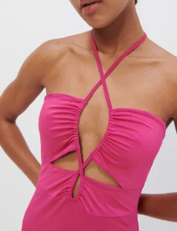 Rochie medie Reserved, roz