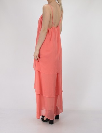 Rochie lunga Object, roz