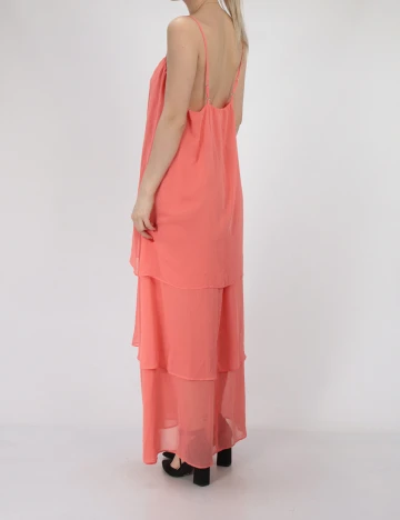 Rochie lunga Object, roz