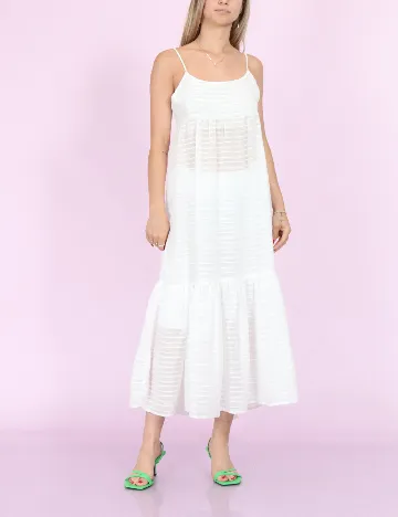 Rochie medie Reserved, alb