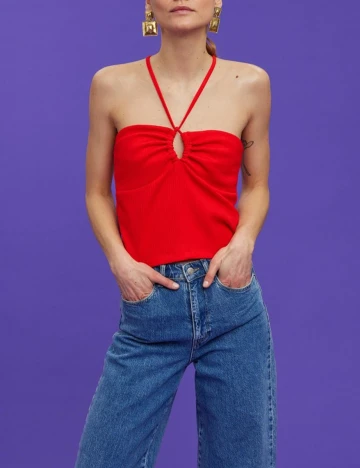 Top Vero Moda, rosu