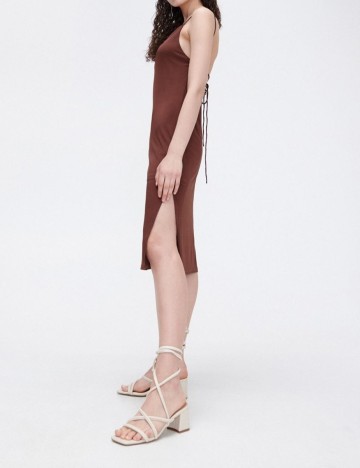 Rochie medie CROPP, maro