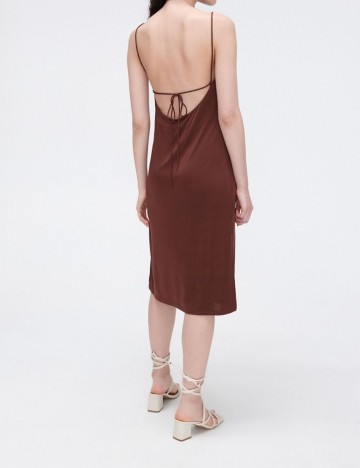 Rochie medie CROPP, maro
