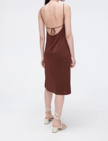 Rochie medie CROPP, maro