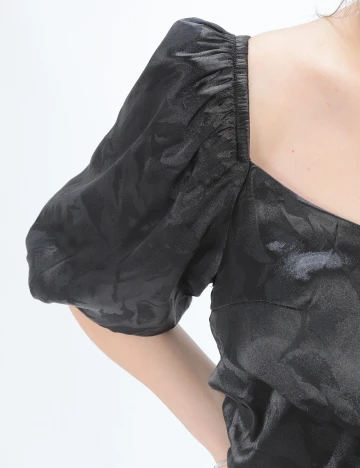 Rochie scurta BUBBLEROOM, negru