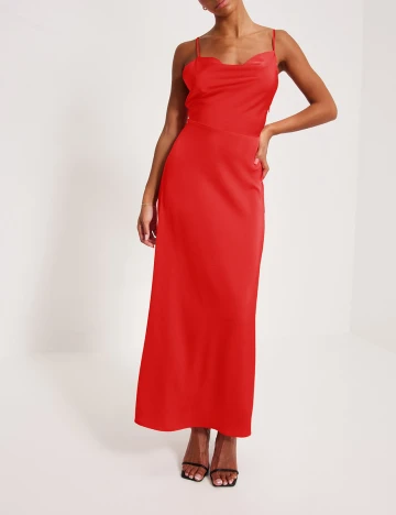 Rochie Lunga Vila, rosu