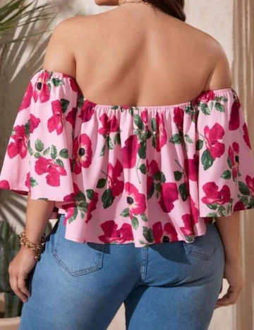 Top SHEIN CURVE, roz