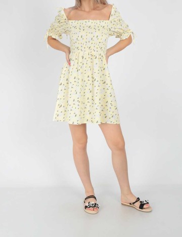 Rochie scurta SHEIN, galben