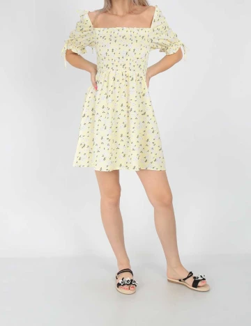 Rochie scurta SHEIN, galben