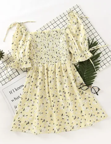 Rochie scurta SHEIN, galben