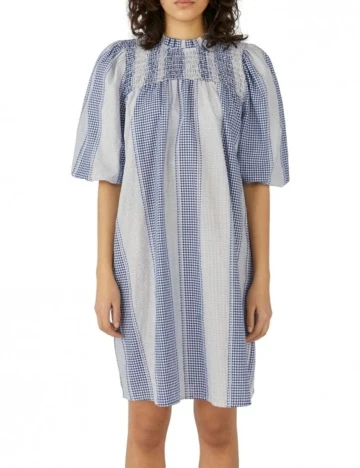 Rochie scurta Object, albastru