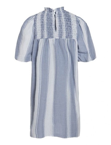 Rochie scurta Object, albastru