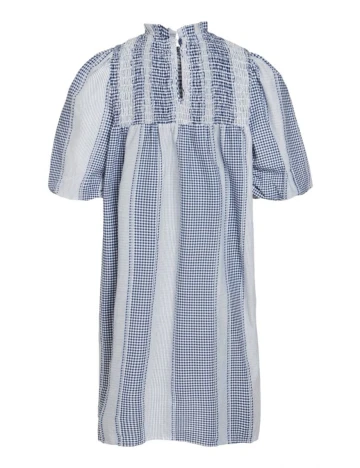 Rochie scurta Object, albastru