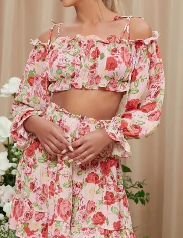 Top SHEIN, floral