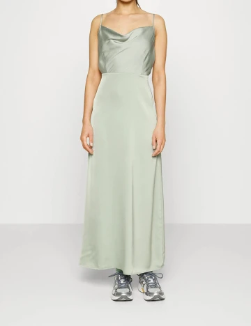 Rochie lunga Vila, verde