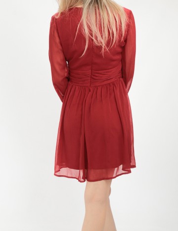 Rochie scurta BUBBLEROOM, rosu