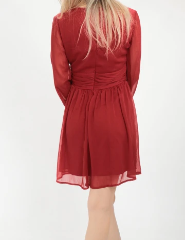 Rochie scurta BUBBLEROOM, rosu