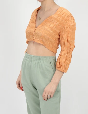 Top SHEIN, portocaliu