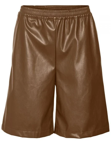 Pantaloni scurti Vero Moda, maro