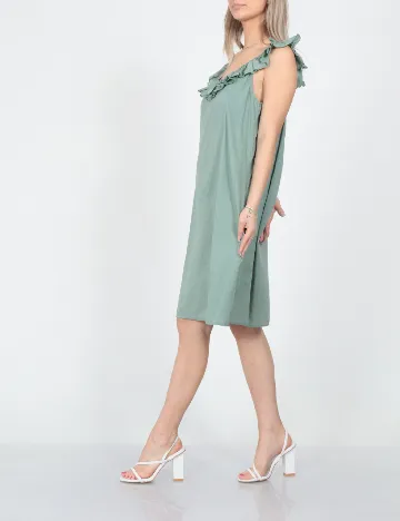 Rochie scurta Jacqueline de Yong, verde