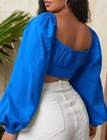 Top SHEIN CURVE, albastru