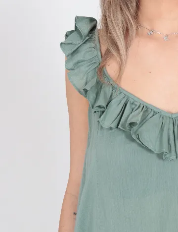 Rochie medie Jacqueline de Yong, verde
