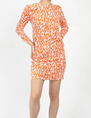 Rochie Scurta Vero Moda, portocaliu