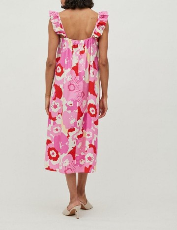 Rochie Medie Vila, roz